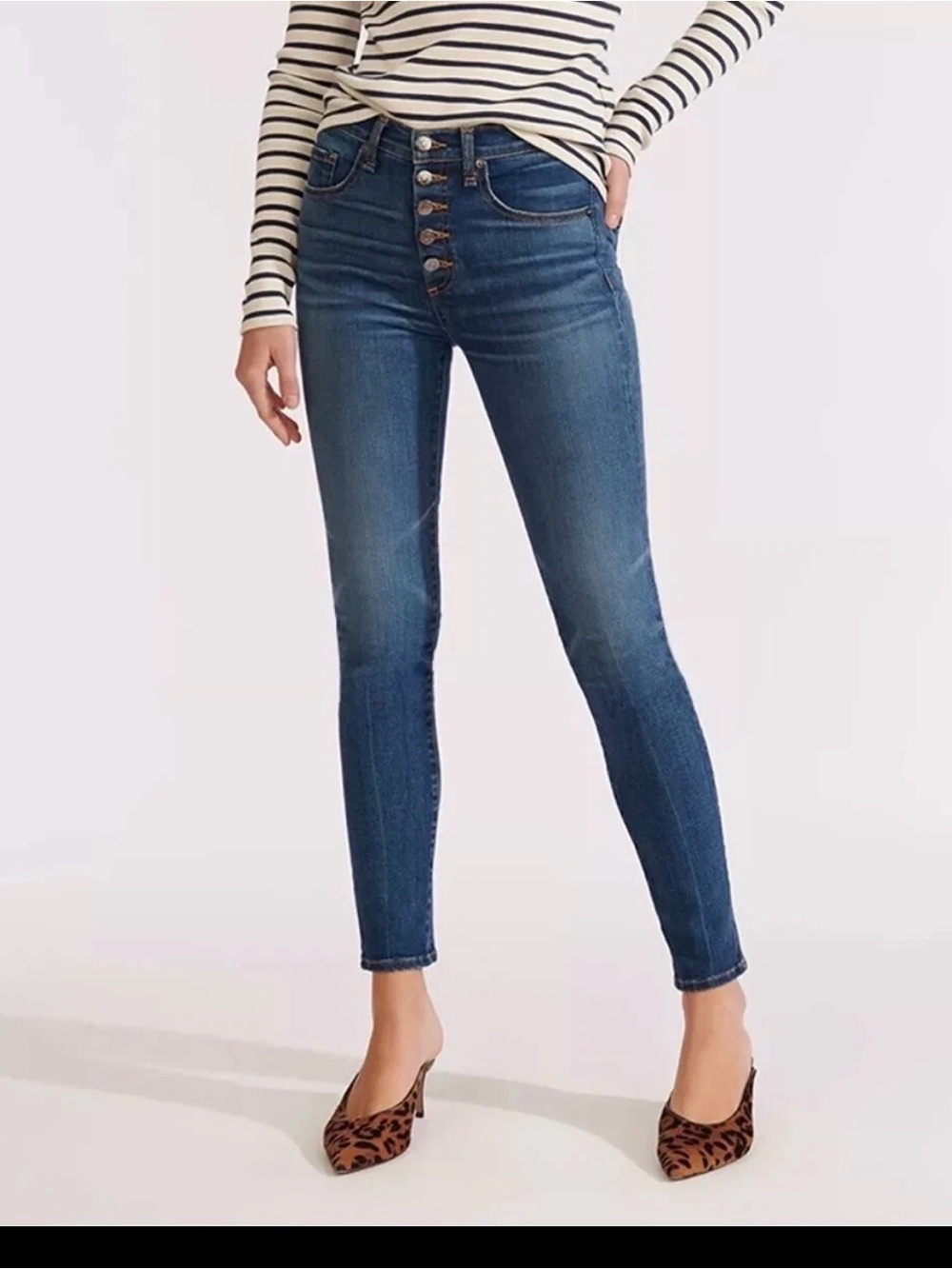 Veronica Beard Debbie 10” Skinny Jeans